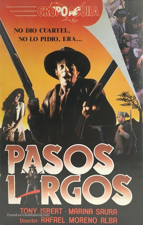 Pasos Largos: El &uacute;ltimo bandido andaluz - Spanish VHS movie cover