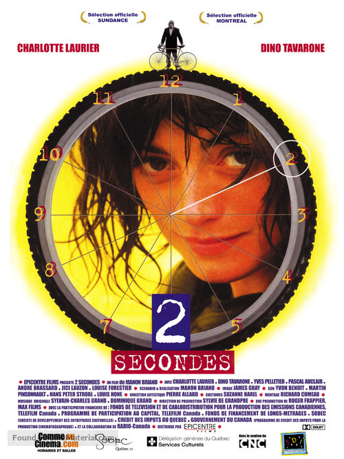 2 secondes - Canadian Movie Poster