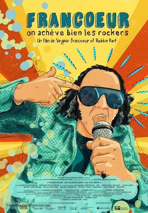 Francoeur: On ach&egrave;ve bien les rockers - Canadian Movie Poster