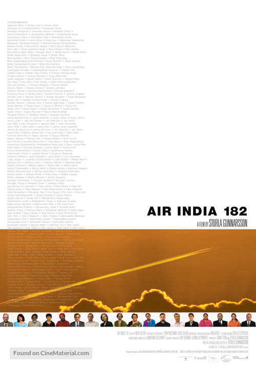 Air India 182 - Movie Poster