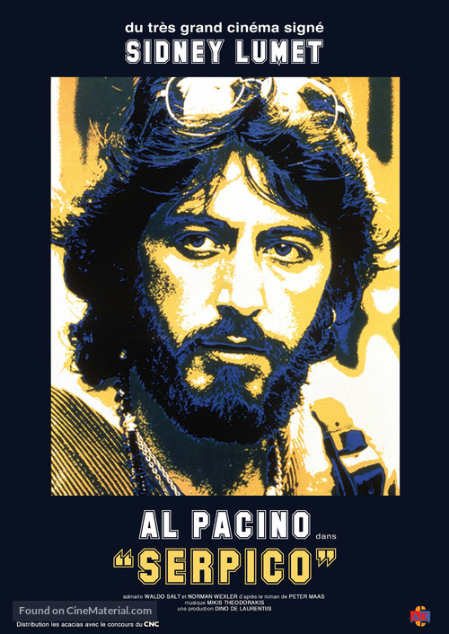 Serpico - French Re-release movie poster
