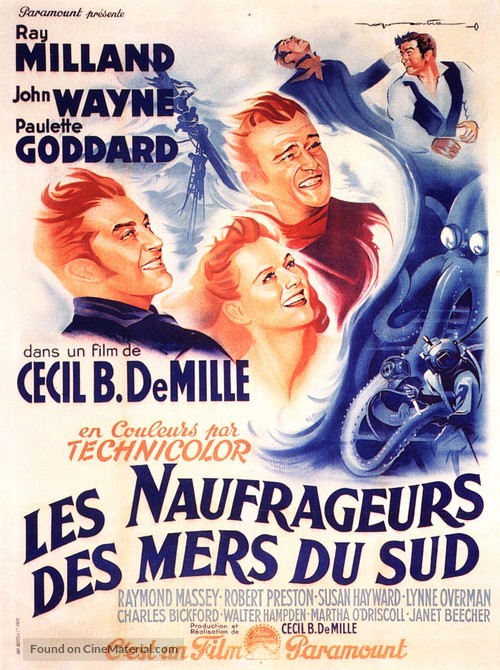 Reap the Wild Wind - French Movie Poster