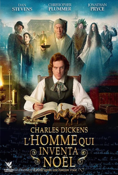 The Man Who Invented Christmas - French DVD movie cover