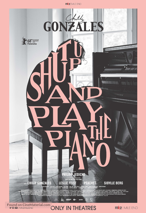 Shut Up and Play the Piano - Canadian Movie Poster