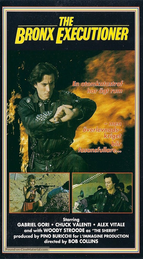 Giustiziere del Bronx, Il - Swedish VHS movie cover