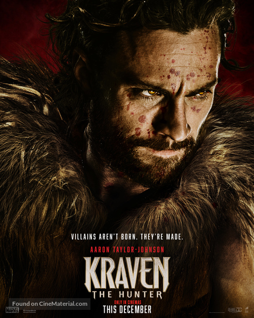 Kraven the Hunter - British Movie Poster