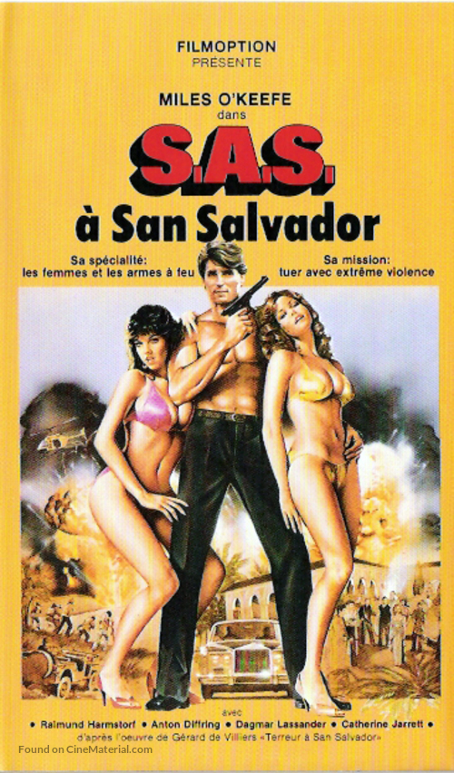 S.A.S. &agrave; San Salvador - French Movie Cover