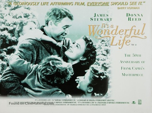 It&#039;s a Wonderful Life - British Re-release movie poster
