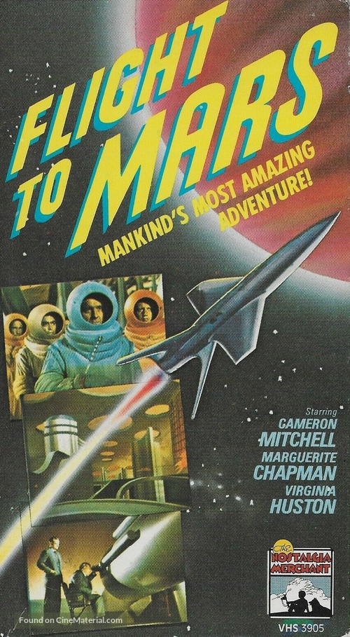Flight to Mars - VHS movie cover