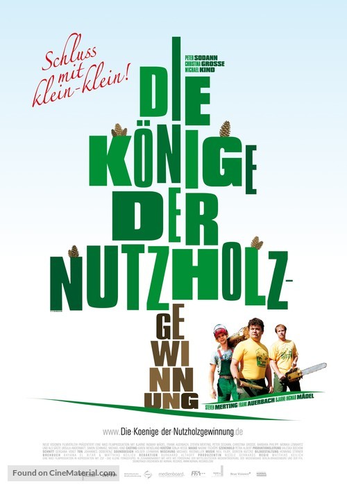K&ouml;nige der Nutzholzgewinnung, Die - German poster