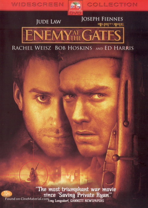 Enemy at the Gates - South Korean DVD movie cover