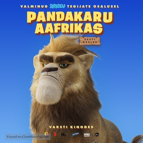 Panda Bear in Africa - Estonian Movie Poster