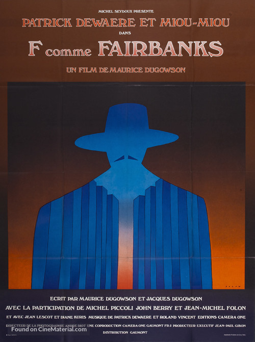 F comme Fairbanks - French Movie Poster