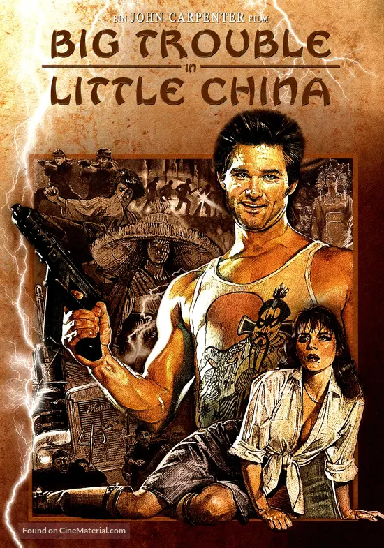 Big Trouble In Little China 1986 German Movie Cover Big Trouble In Little China 1986 German Movie Cover