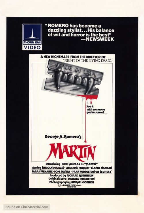 Martin - VHS movie cover