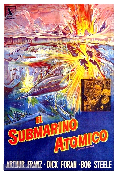 The Atomic Submarine - Argentinian Movie Cover