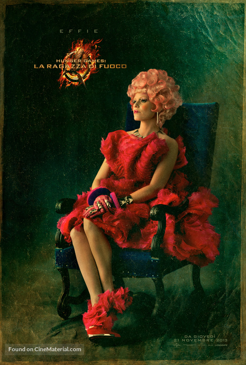 The Hunger Games: Catching Fire - Italian Movie Poster