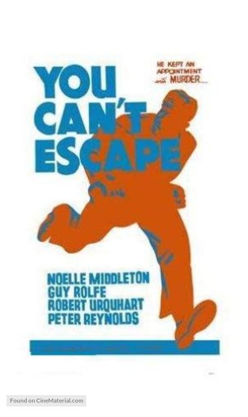 You Can&#039;t Escape - British Movie Poster