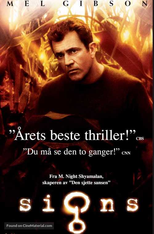 Signs - Norwegian Movie Poster