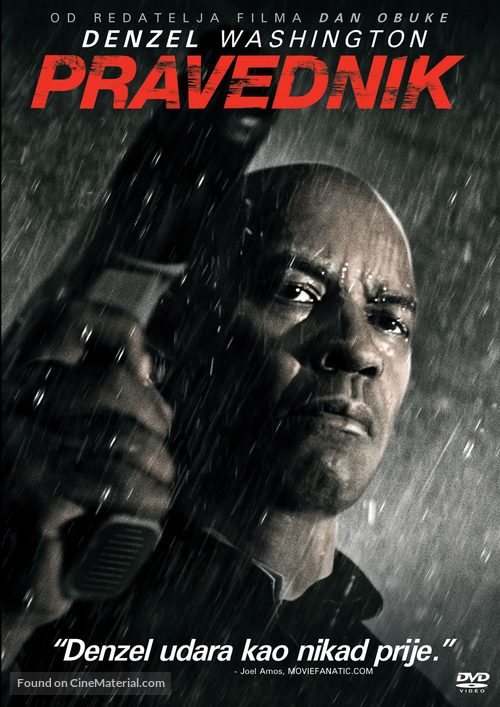 The Equalizer - Croatian DVD movie cover