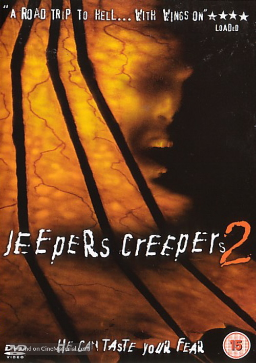 Jeepers Creepers II - British DVD movie cover