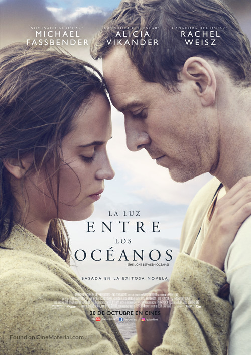 The Light Between Oceans - Mexican Movie Poster