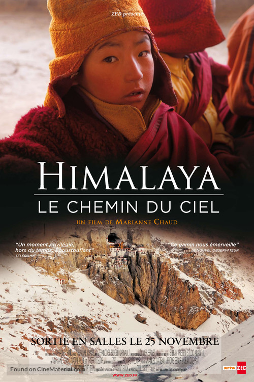 Himalaya, le chemin du ciel - French Movie Poster