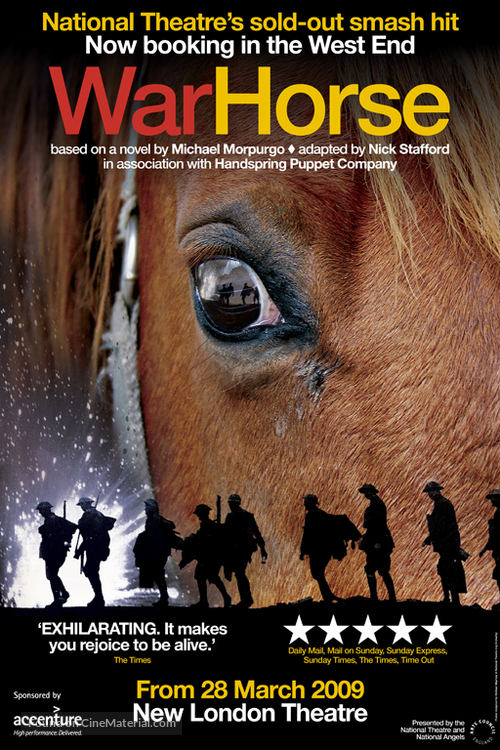 National Theatre Live: War Horse - British Movie Poster