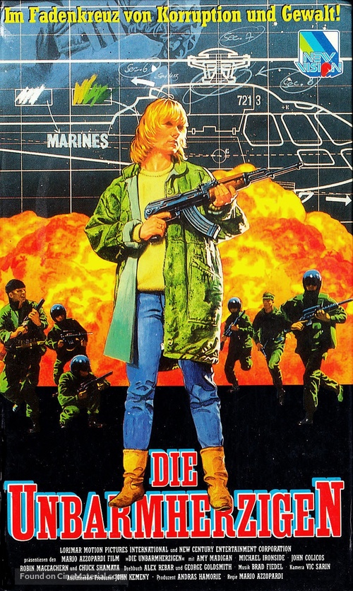 Nowhere to Hide - German VHS movie cover