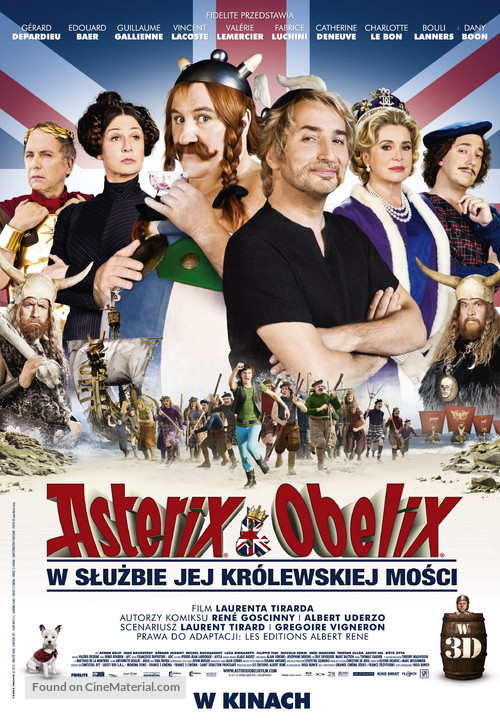 Ast&eacute;rix et Ob&eacute;lix: Au Service de Sa Majest&eacute; - Polish Movie Poster