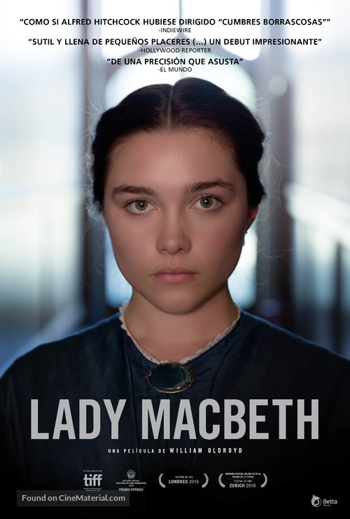 Lady Macbeth - Spanish Movie Poster