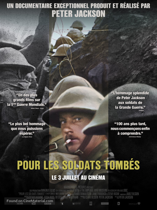 They Shall Not Grow Old - French Movie Poster