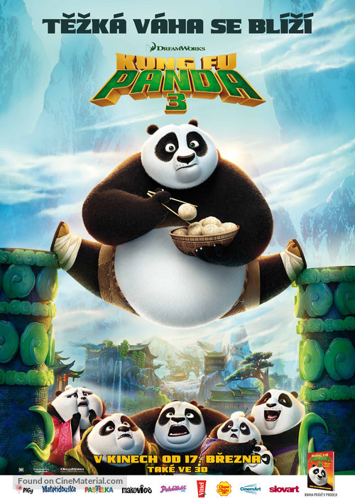 Kung Fu Panda 3 - Czech Movie Poster