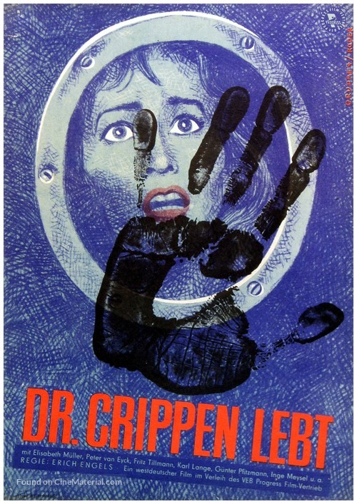 Dr. Crippen lebt - German Movie Poster