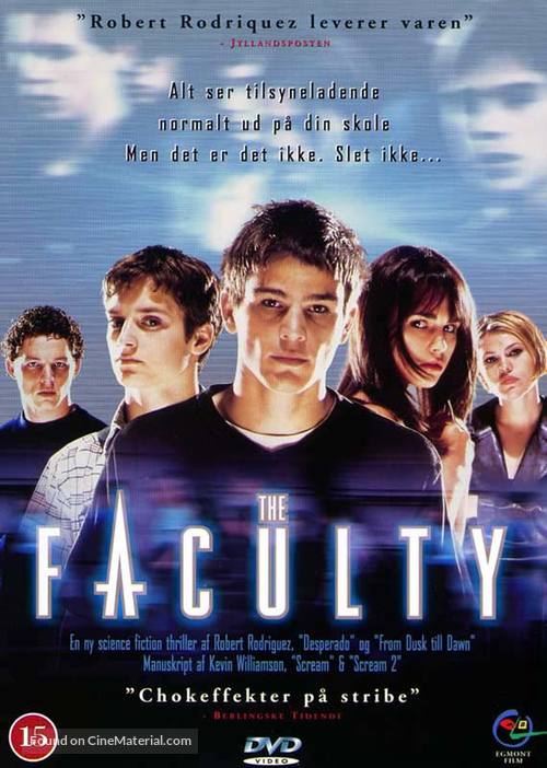 The Faculty - Danish DVD movie cover