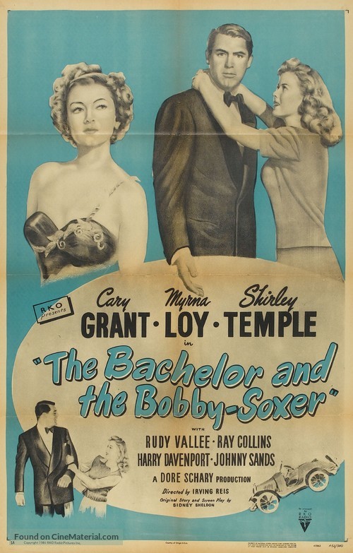 The Bachelor and the Bobby-Soxer - Re-release movie poster