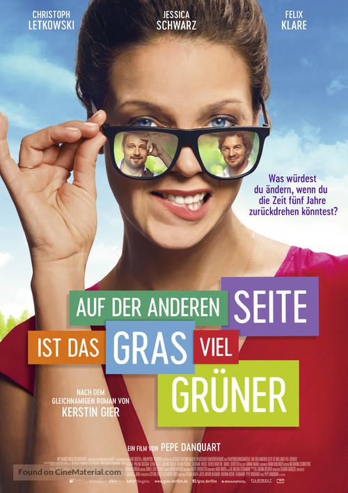 Auf der anderen Seite ist das Gras viel Gr&uuml;ner - German Movie Poster