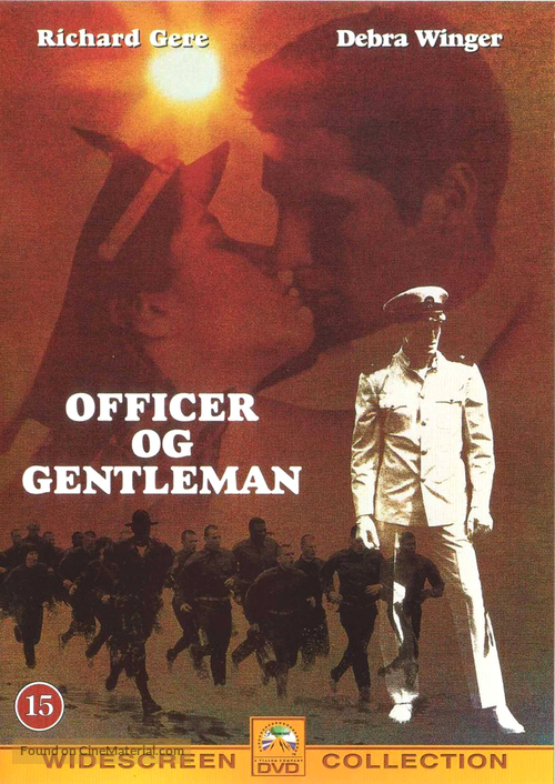 An Officer and a Gentleman - Danish DVD movie cover