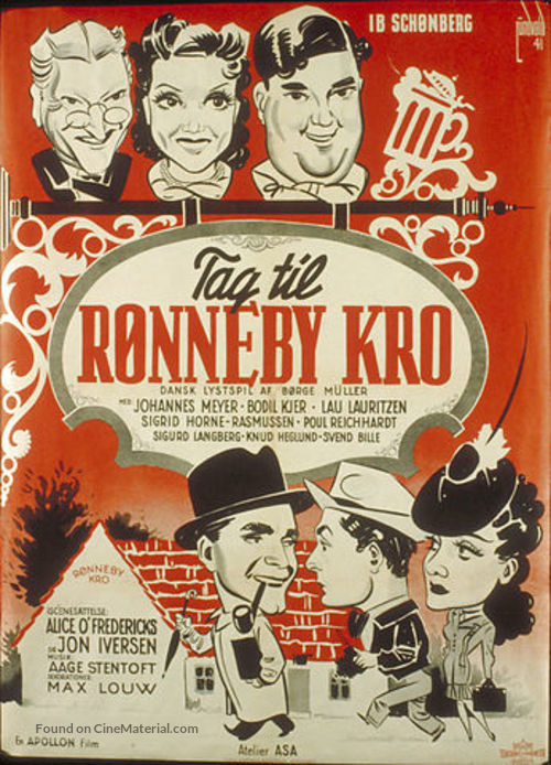 Tag til R&oslash;nneby Kro - Danish Movie Poster