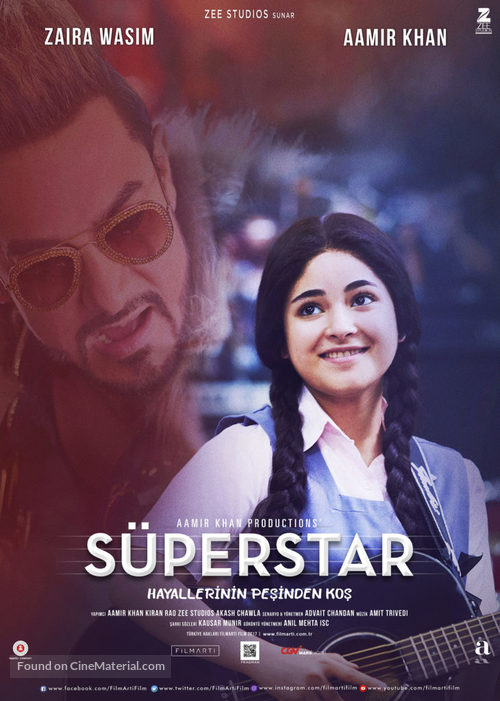 Secret Superstar - Turkish Movie Poster