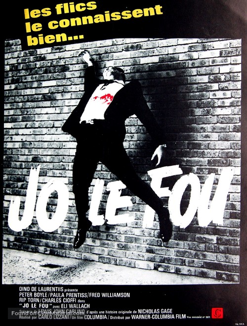 Crazy Joe - French Movie Poster
