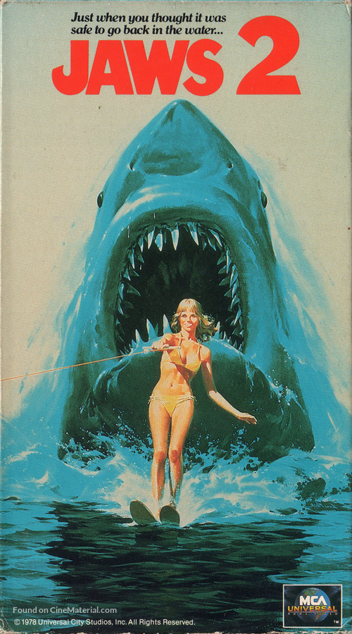 Jaws 2 - VHS movie cover
