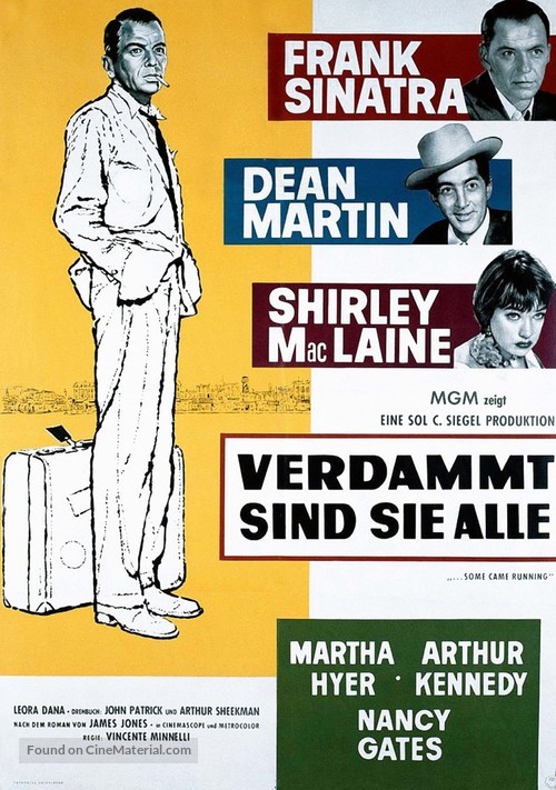 Some Came Running - German Movie Poster