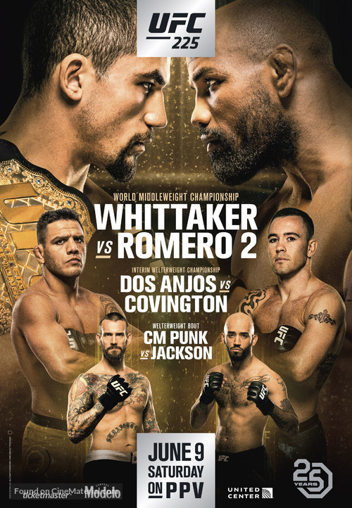 &quot;UFC 225: Whittaker vs. Romero 2&quot; - Movie Poster