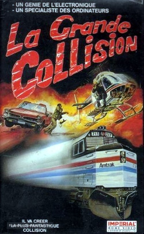 Disaster on the Coastliner - French VHS movie cover