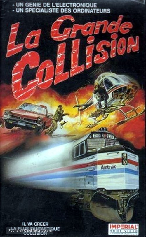 Disaster on the Coastliner - French VHS movie cover