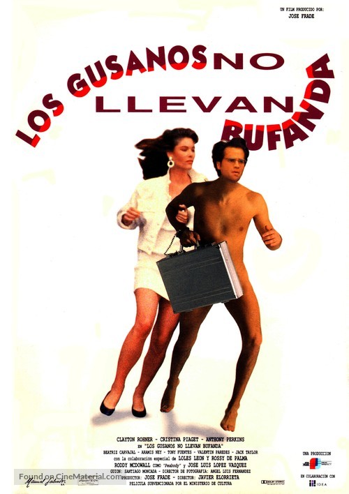 Los gusanos no llevan bufanda - Spanish Movie Poster