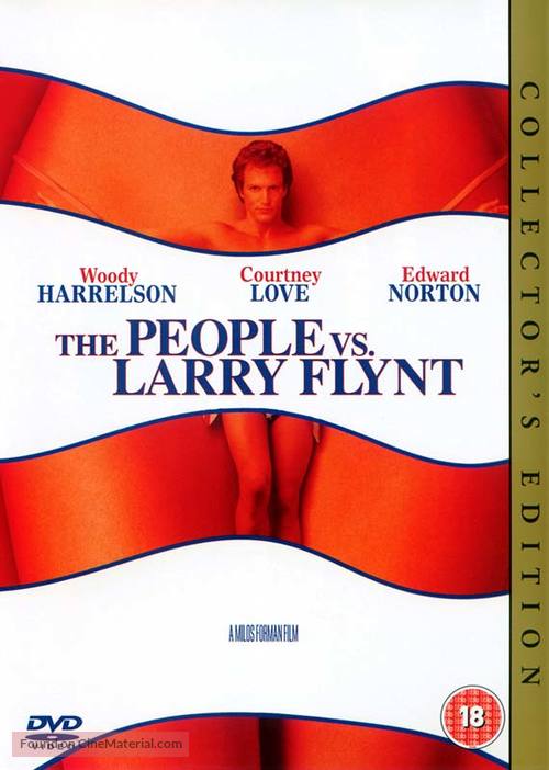 The People Vs Larry Flynt - British Movie Cover