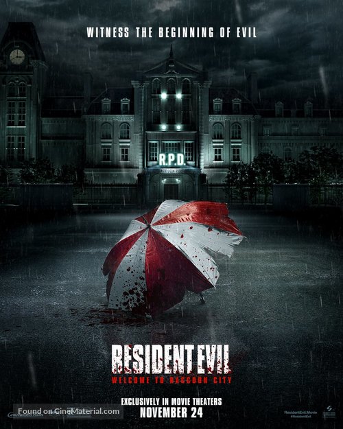 Resident Evil: Welcome to Raccoon City - Movie Poster