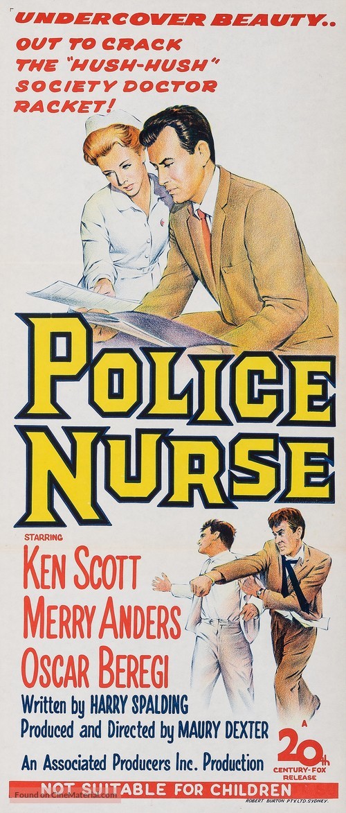 Police Nurse - Australian Movie Poster